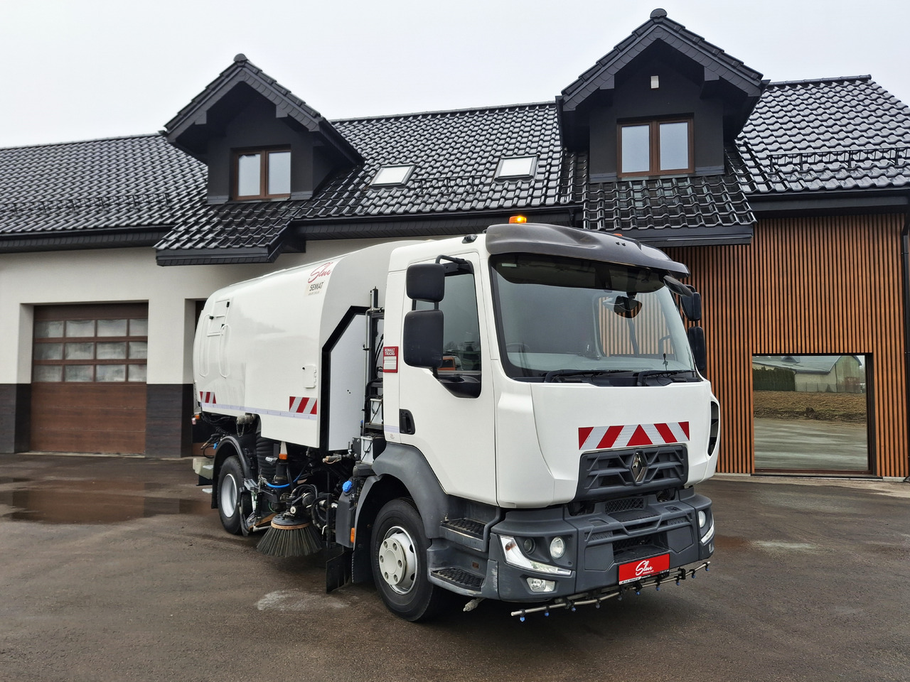 RENAULT D12 Zamiatarka Kehrmaschine SEMAT Zoeller Faun Karcher Euro 6 PM10 L/R 2017r - Road sweeper: picture 1 RENAULT D12 Zamiatarka Kehrmaschine SEMAT Zoeller Faun Karcher Euro 6 PM10 L/R 2017r - Road sweeper: picture 1