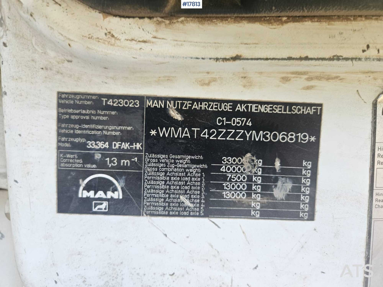 Tipper 2000 MAN 33.364: picture 20