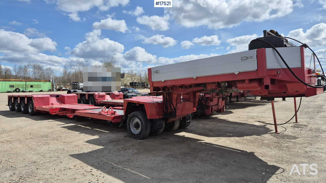 Low-bed semitrailer GOLDHOFER TIEFBETT 4+1 (1995) - Low loader semi-trailer: picture 1 Low-bed semitrailer GOLDHOFER TIEFBETT 4+1 (1995) - Low loader semi-trailer: picture 1