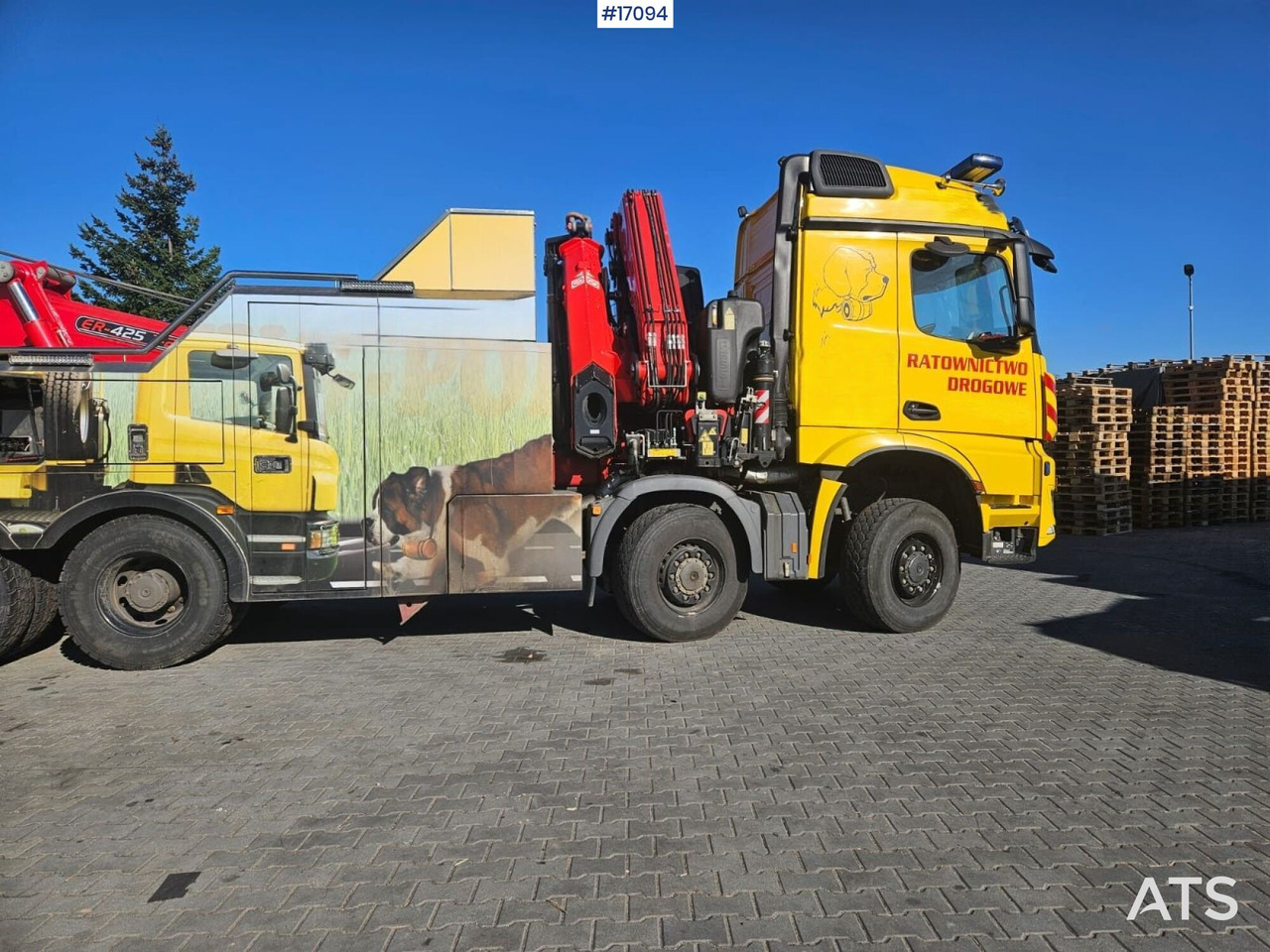 Tow truck Specjalistyczny pojazd ratunkowy Mercedes Benz Arocs 4853 8x8 (2021): picture 10
