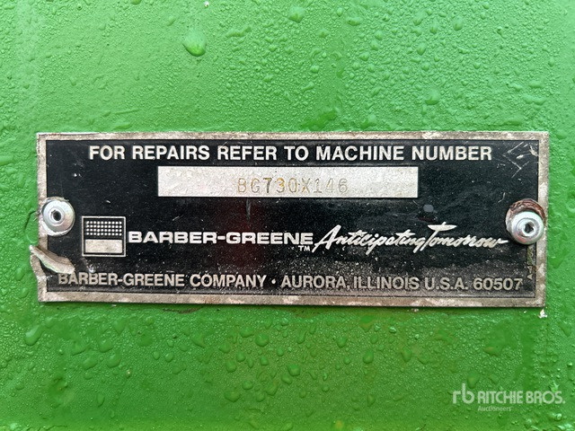 1987 Barber-Greene BG 730 Road Widener - Asphalt paver: picture 3 1987 Barber-Greene BG 730 Road Widener - Asphalt paver: picture 3
