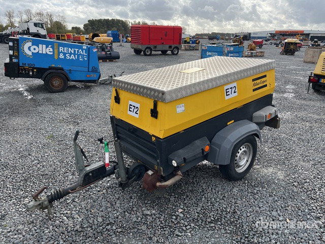 2011 Atlas Copco XAS97 Mobile Air Compressor - Air compressor: picture 1 2011 Atlas Copco XAS97 Mobile Air Compressor - Air compressor: picture 1