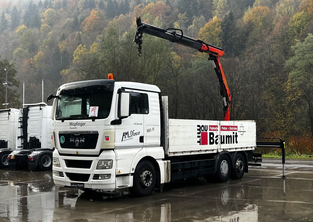 MAN TGX 26.440 // 2009 // Palfinger PK 12001EH Radio // Oś skrętna i podnoszona // - Dropside/ Flatbed truck, Crane truck: picture 1 MAN TGX 26.440 // 2009 // Palfinger PK 12001EH Radio // Oś skrętna i podnoszona // - Dropside/ Flatbed truck, Crane truck: picture 1