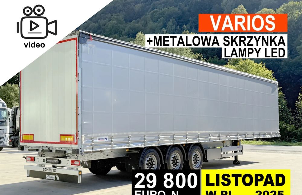 Schmitz Cargobull VARIOS + SKRZYNKA - Curtainsider semi-trailer: picture 1 Schmitz Cargobull VARIOS + SKRZYNKA - Curtainsider semi-trailer: picture 1