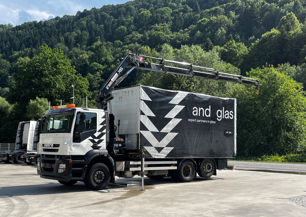 Iveco Stralis 360 // HIAB 144 E4 HIDUO + Radio // Zabudowa 6m // Oś podnoszona - Tractor unit: picture 1 Iveco Stralis 360 // HIAB 144 E4 HIDUO + Radio // Zabudowa 6m // Oś podnoszona - Tractor unit: picture 1
