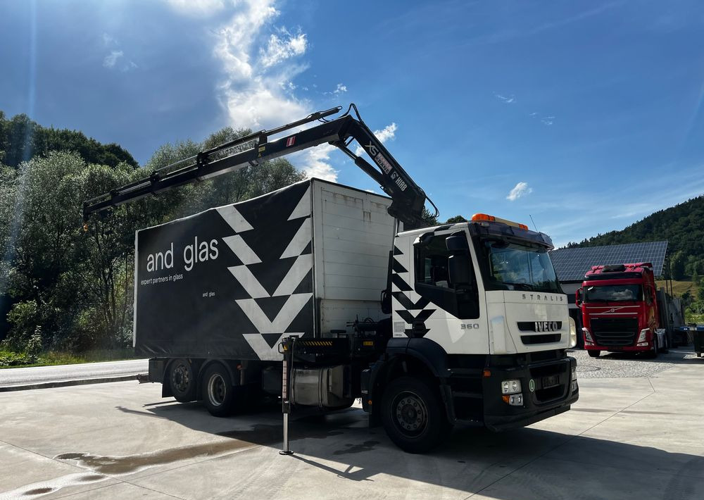 Iveco Stralis 360 // HIAB 144 E4 HIDUO + Radio // Zabudowa 6m // Oś podnoszona - Tractor unit: picture 2 Iveco Stralis 360 // HIAB 144 E4 HIDUO + Radio // Zabudowa 6m // Oś podnoszona - Tractor unit: picture 2