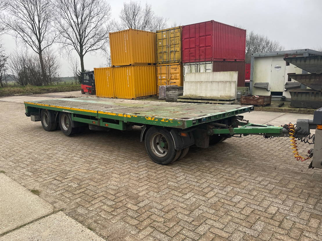 Dropside/ Flatbed trailer DRACO Uitschuifbare aanhangwagen 700 - 1030 laadvloer: picture 6