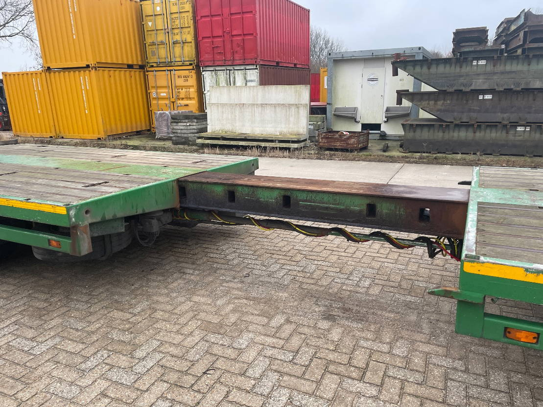 Dropside/ Flatbed trailer DRACO Uitschuifbare aanhangwagen 700 - 1030 laadvloer: picture 11