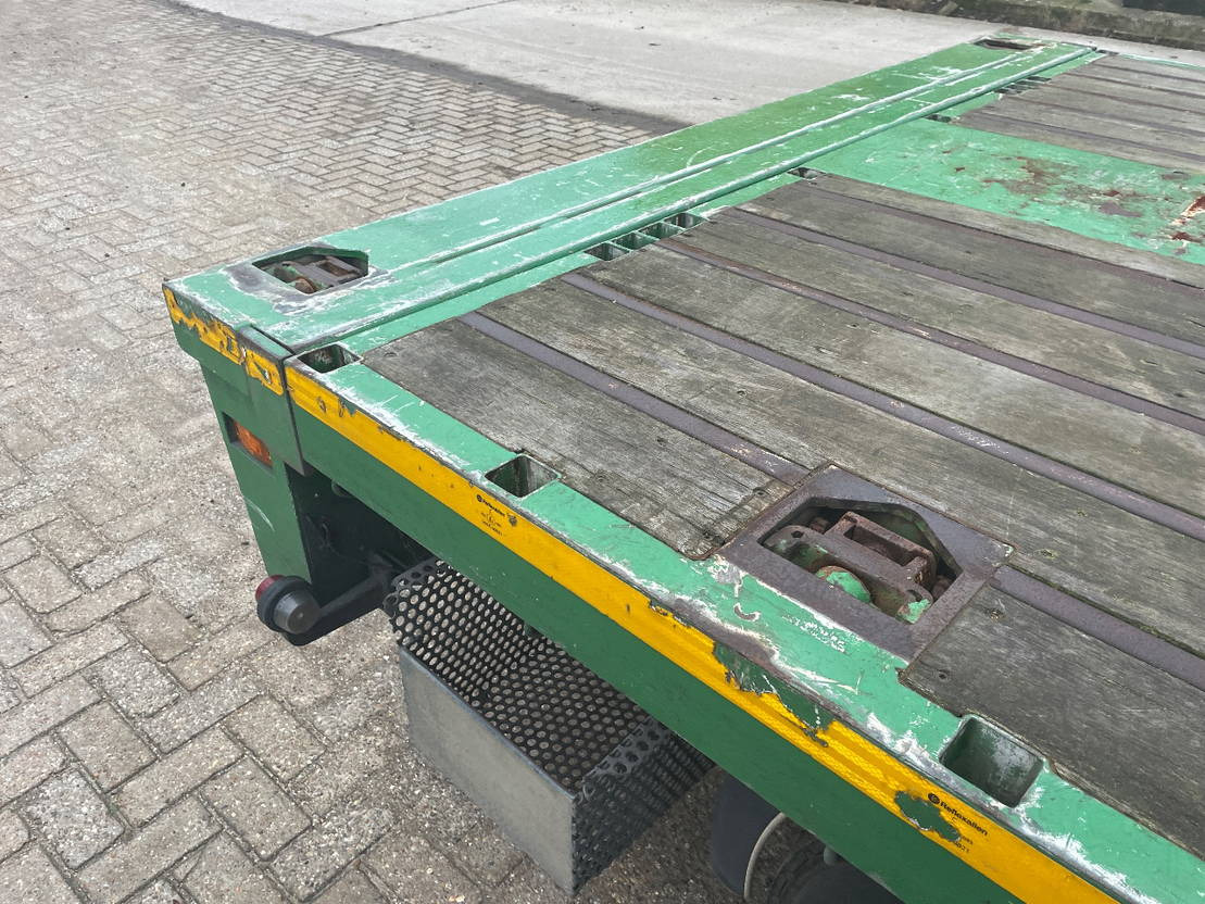 Dropside/ Flatbed trailer DRACO Uitschuifbare aanhangwagen 700 - 1030 laadvloer: picture 17