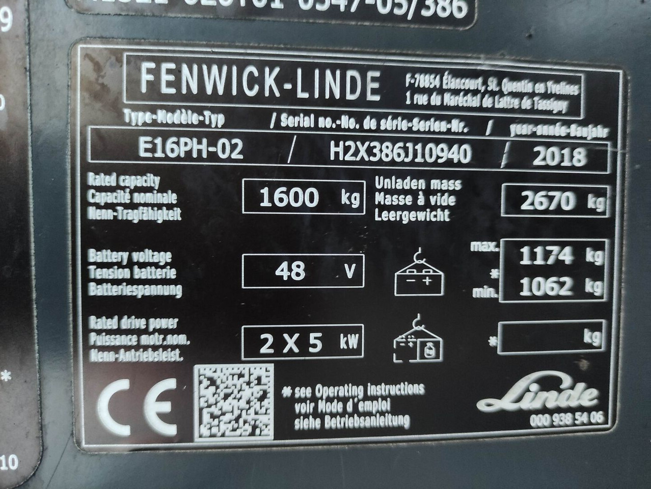 Linde E16PH-02-386 EVO on lease Linde E16PH-02-386 EVO: picture 7