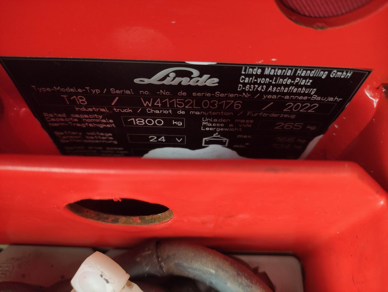 Linde T18-1152 - Pallet truck: picture 5 Linde T18-1152 - Pallet truck: picture 5