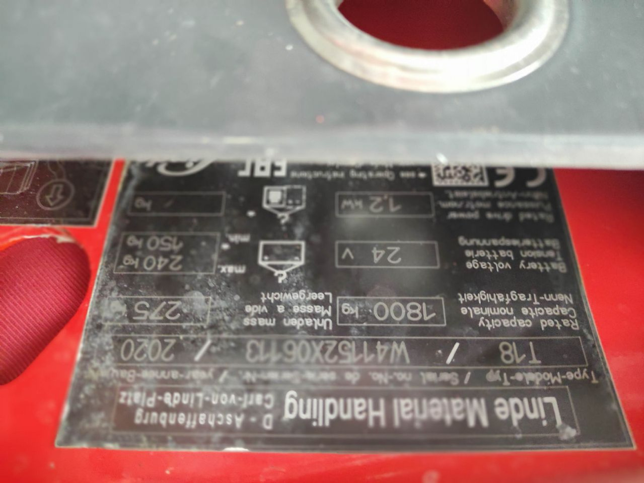 Linde T18-1152 (LACK NEU) - Pallet truck: picture 5 Linde T18-1152 (LACK NEU) - Pallet truck: picture 5
