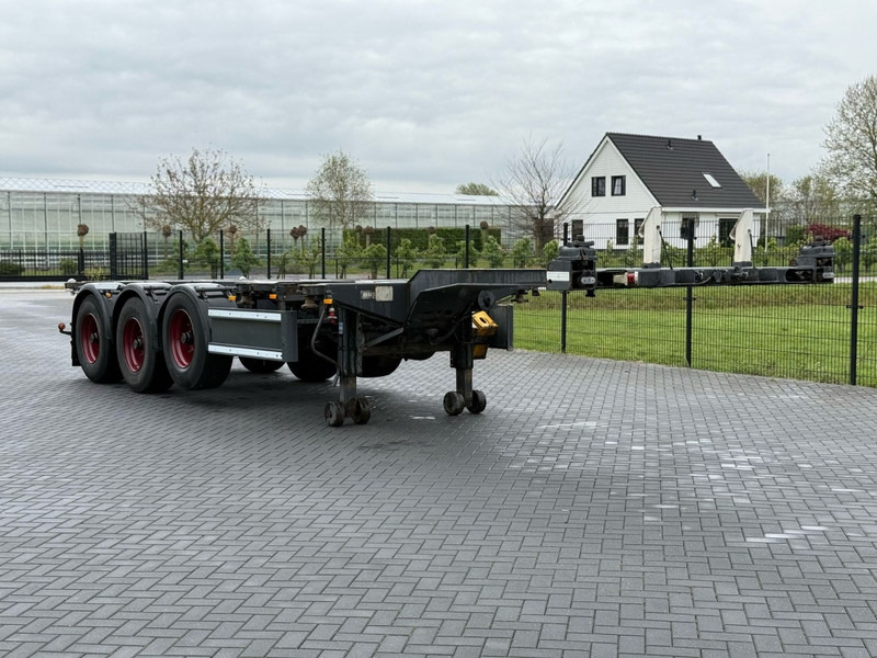 Nooteboom FT-43-03V MULTI CHASSIS, ALLE AANSLUITINGEN, LIFTAS. - Container transporter/ Swap body semi-trailer: picture 1 Nooteboom FT-43-03V MULTI CHASSIS, ALLE AANSLUITINGEN, LIFTAS. - Container transporter/ Swap body semi-trailer: picture 1