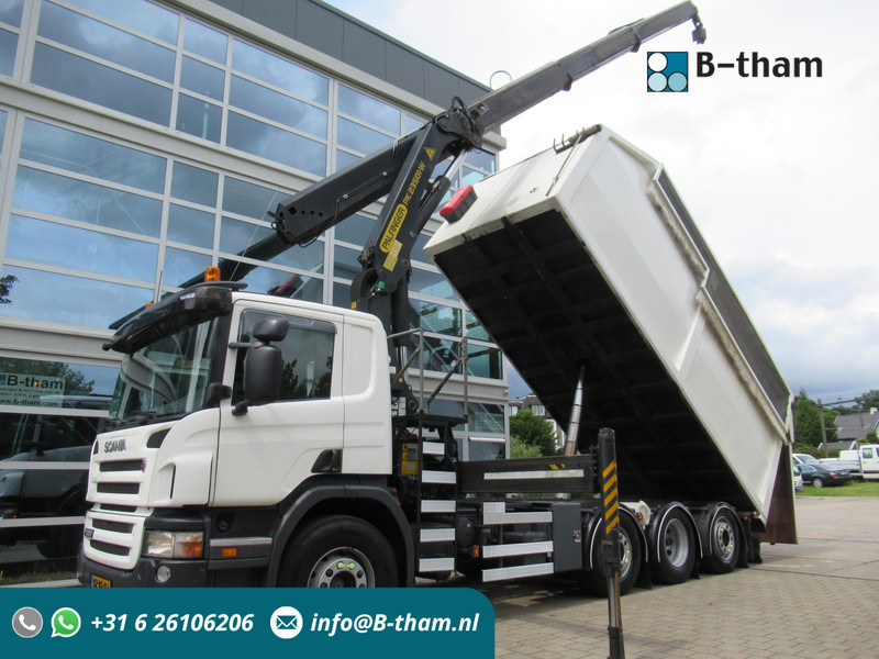Scania P360 B 8X2*6 Kipper + Palfinger 22T/M - Tipper, Crane truck: picture 1 Scania P360 B 8X2*6 Kipper + Palfinger 22T/M - Tipper, Crane truck: picture 1