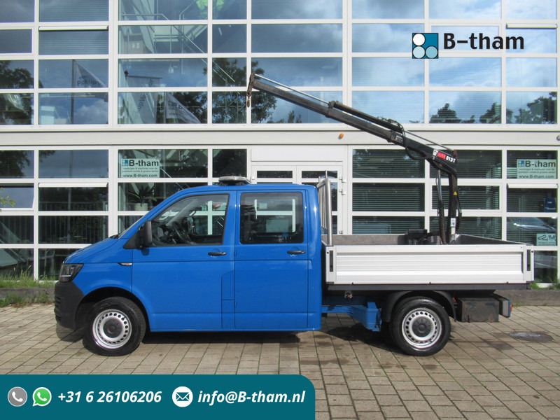 Volkswagen Transporter 2.0 TDI 75KW L2 DOKA + HIAB Dubbelcabine Comfort - Flatbed van, Combi van: picture 1 Volkswagen Transporter 2.0 TDI 75KW L2 DOKA + HIAB Dubbelcabine Comfort - Flatbed van, Combi van: picture 1
