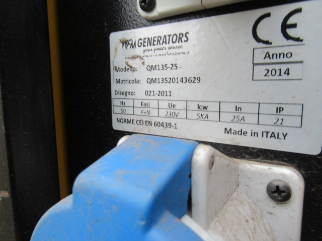 WFM QM135-25 7000-SHE Generator/Aggregaat - Generator set: picture 4 WFM QM135-25 7000-SHE Generator/Aggregaat - Generator set: picture 4