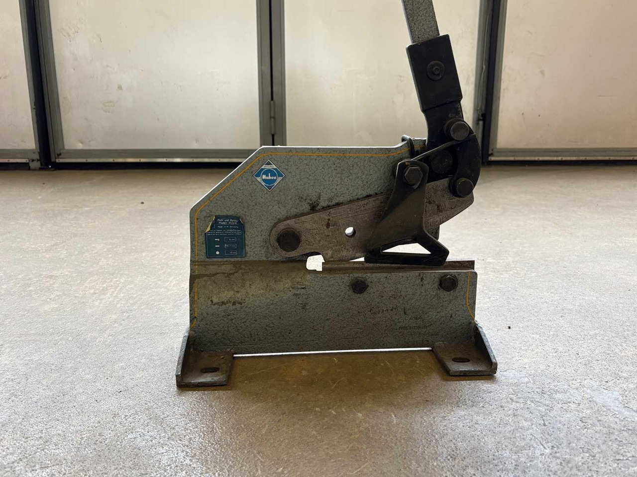 Metal cutter Mubea 3S / 6R - Tool/ Equipment: picture 2 Metal cutter Mubea 3S / 6R - Tool/ Equipment: picture 2