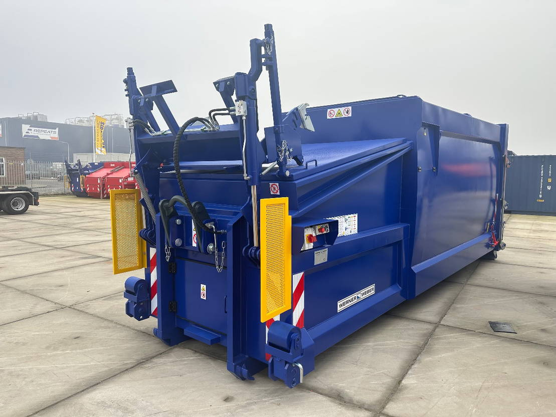 New Garbage truck body Werner & Weber 20 m3 met kiepsysteem: picture 1
