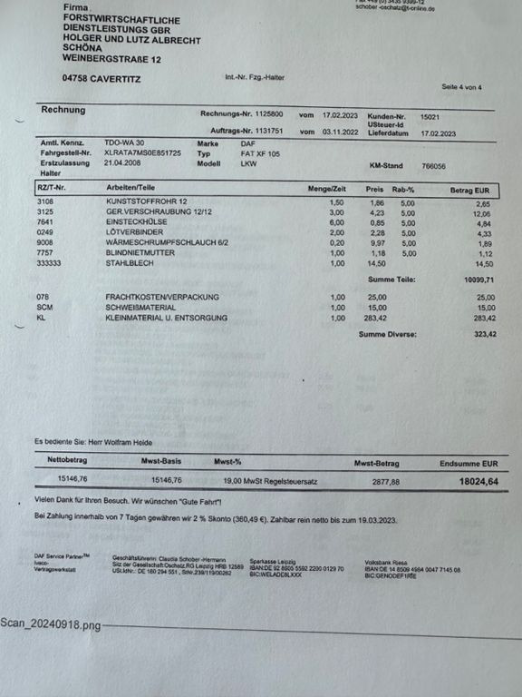 DAF 105.510 6X4 Kran Penz /Atlas Holz Crane  on lease DAF 105.510 6X4 Kran Penz /Atlas Holz Crane: picture 27