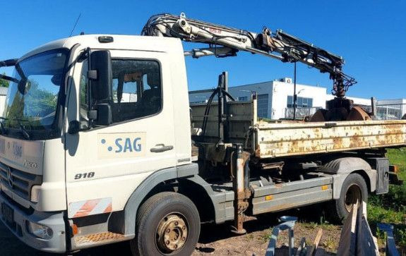 Mercedes-Benz Atego 2 4-Zyl. 4x2 918 4x2 KRAN TEREX 65.2 - Tipper, Crane truck: picture 3 Mercedes-Benz Atego 2 4-Zyl. 4x2 918 4x2 KRAN TEREX 65.2 - Tipper, Crane truck: picture 3