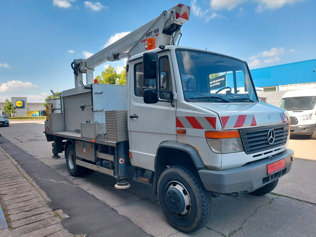 Mercedes-Benz VARIO 814D HUB Steiger WUMAG WDT 155 4X4 ALLRAD - Truck mounted aerial platform: picture 2 Mercedes-Benz VARIO 814D HUB Steiger WUMAG WDT 155 4X4 ALLRAD - Truck mounted aerial platform: picture 2