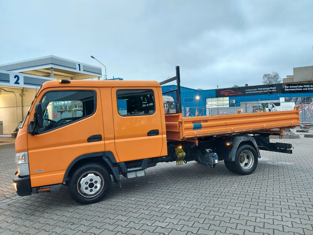 Tipper van, Combi van Mitsubishi CANTER FUSO DOKA 6 Sitze Klima 3 Seiten Kipper: picture 12