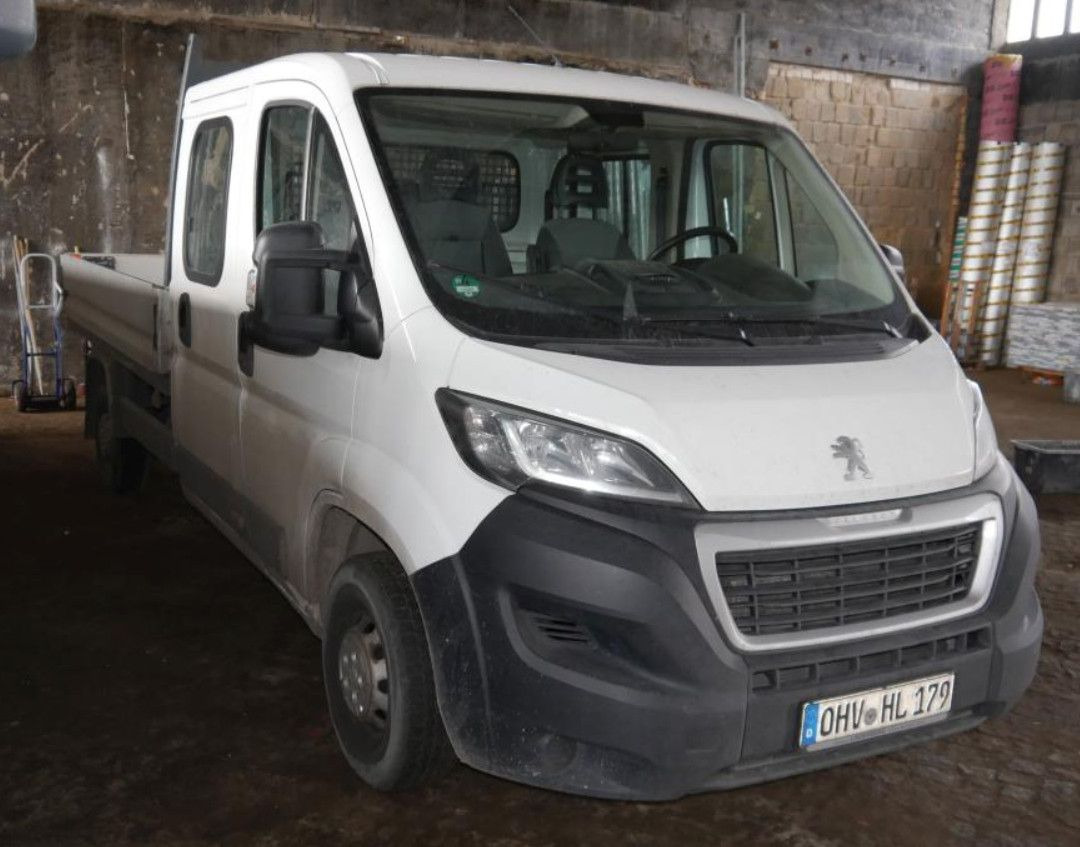 Peugeot Boxer Pritsche Doka. 335 L3 BlueHDi 130 Klima - Flatbed van, Combi van: picture 3 Peugeot Boxer Pritsche Doka. 335 L3 BlueHDi 130 Klima - Flatbed van, Combi van: picture 3