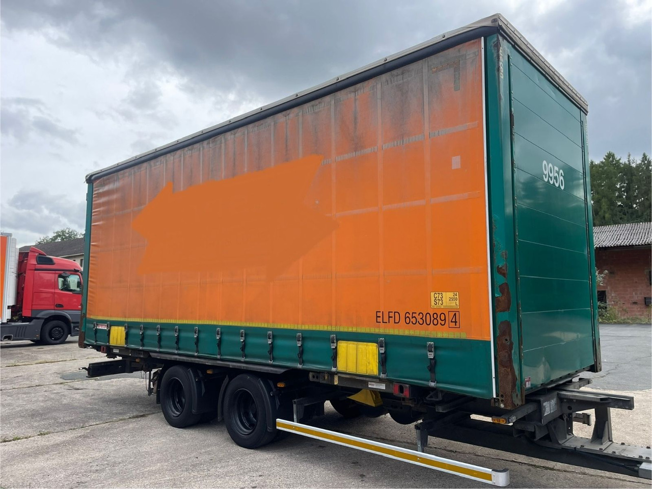 Kotschenreuther TWB 218 Pritsche+Plane/2-Achs/WECON/7,3m/14800kg - Curtainsider trailer: picture 1 Kotschenreuther TWB 218 Pritsche+Plane/2-Achs/WECON/7,3m/14800kg - Curtainsider trailer: picture 1
