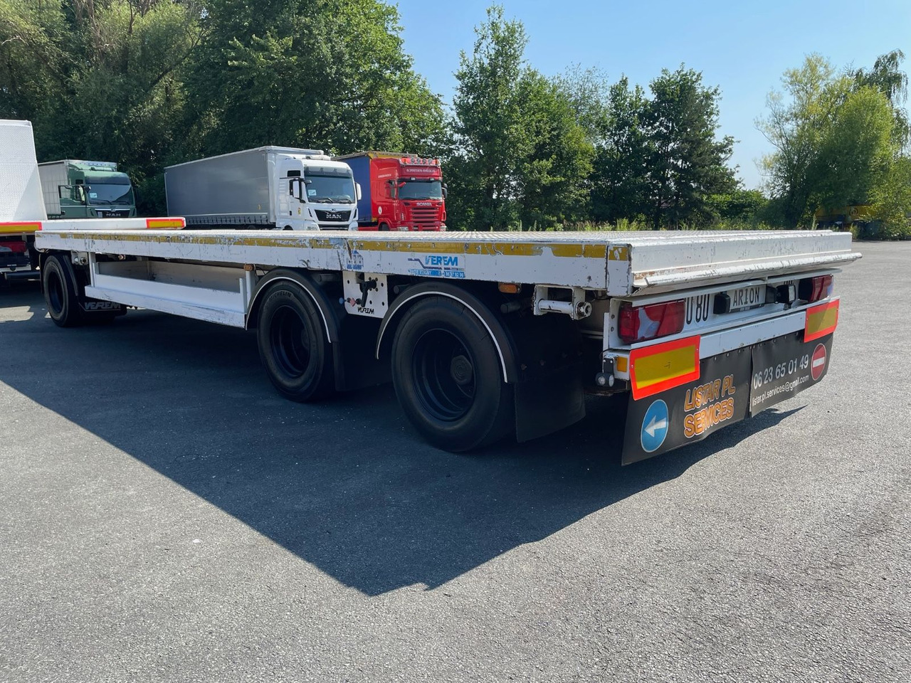 Verem RPE 25T Abschlepp-Anhänger/7,8m/19300kg - Dropside/ Flatbed trailer: picture 4 Verem RPE 25T Abschlepp-Anhänger/7,8m/19300kg - Dropside/ Flatbed trailer: picture 4