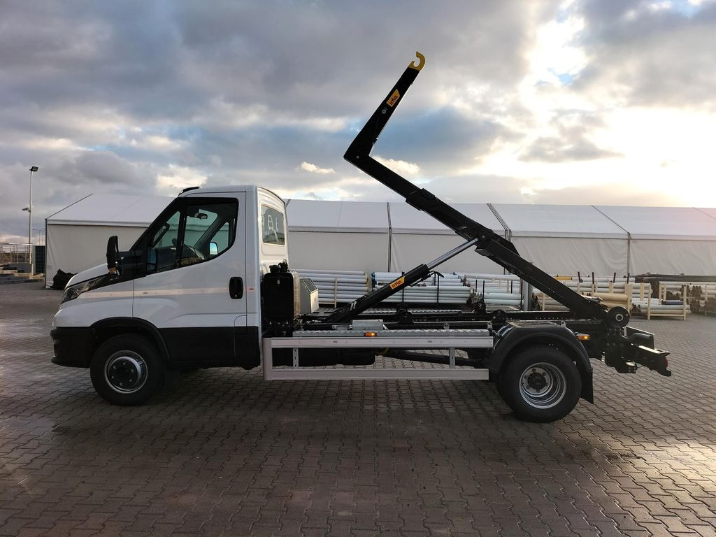 New Van, Hook lift truck Iveco 70C18H Abrollkipper HYVA HKS-5: picture 9