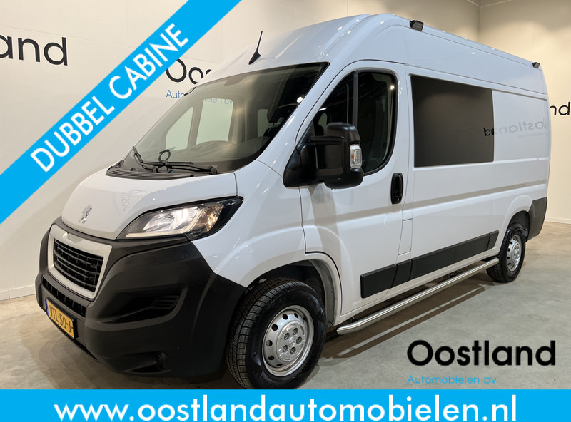 Peugeot Boxer 2.2 BlueHDi 120 PK L2H2 DC Dubbel Cabine / Euro 6 / Airco / CarPlay / Camera / Trekhaak / Cruise Control / 500 KM Z.G.A.N. !! / BPM VRIJ !! - Small van, Combi van: picture 1 Peugeot Boxer 2.2 BlueHDi 120 PK L2H2 DC Dubbel Cabine / Euro 6 / Airco / CarPlay / Camera / Trekhaak / Cruise Control / 500 KM Z.G.A.N. !! / BPM VRIJ !! - Small van, Combi van: picture 1