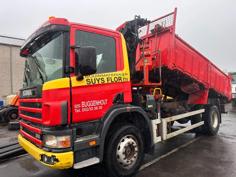 Scania P94-310 94 - Tipper, Crane truck: picture 1 Scania P94-310 94 - Tipper, Crane truck: picture 1