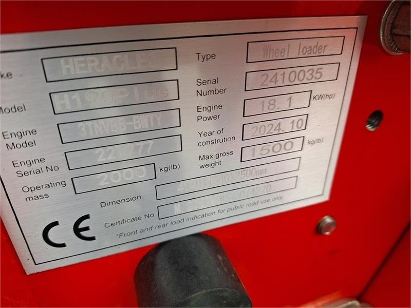 Compact loader Heracles H190+: picture 11