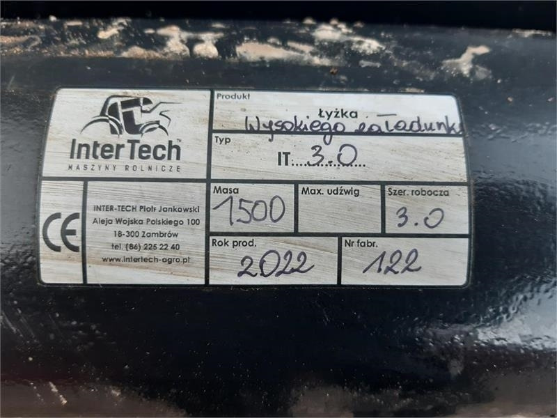 Inter-Tech 3 meters - Loader bucket: picture 4 Inter-Tech 3 meters - Loader bucket: picture 4