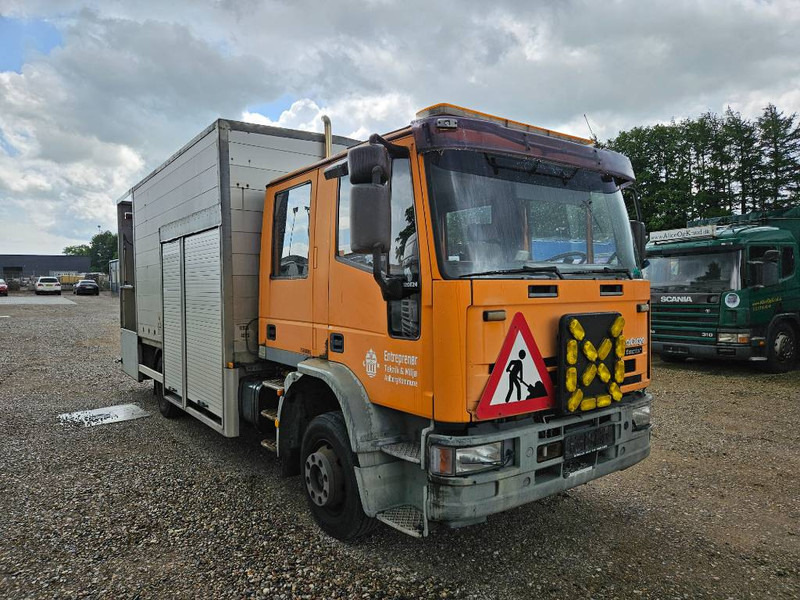 Iveco 120 // HMF 152-T2 // heatedcontainer - Crane truck: picture 2 Iveco 120 // HMF 152-T2 // heatedcontainer - Crane truck: picture 2