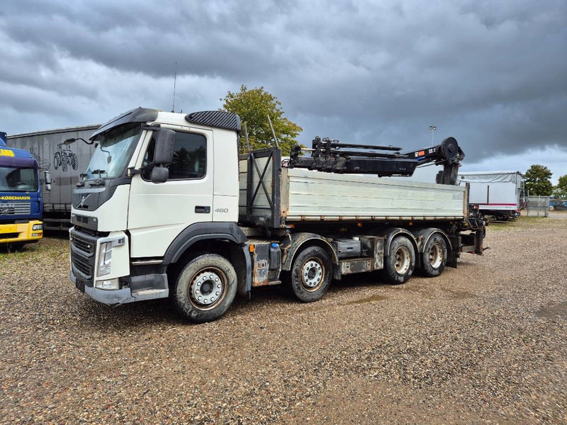 Crane truck Volvo FM 460 8x4/4 //HIAB 211 EP-4 // 3 sidetip: picture 8
