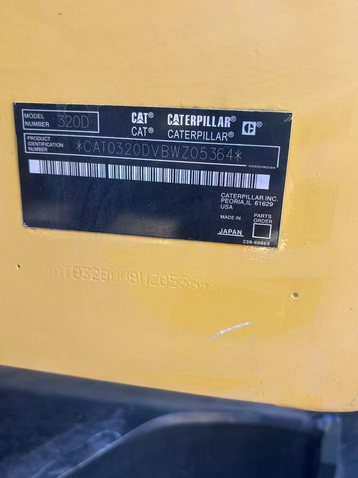 CATPILLAR 320DL - Crawler excavator: picture 1 CATPILLAR 320DL - Crawler excavator: picture 1