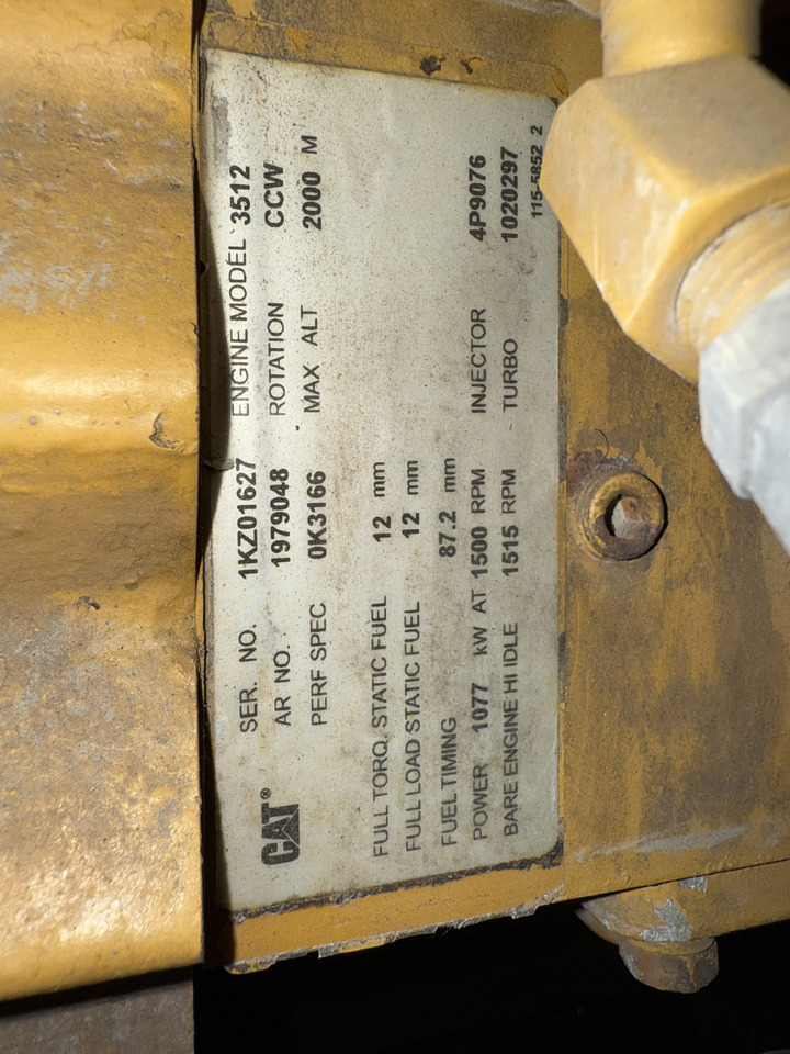 CATPILLAR 3512 - Tool/ Equipment: picture 3 CATPILLAR 3512 - Tool/ Equipment: picture 3