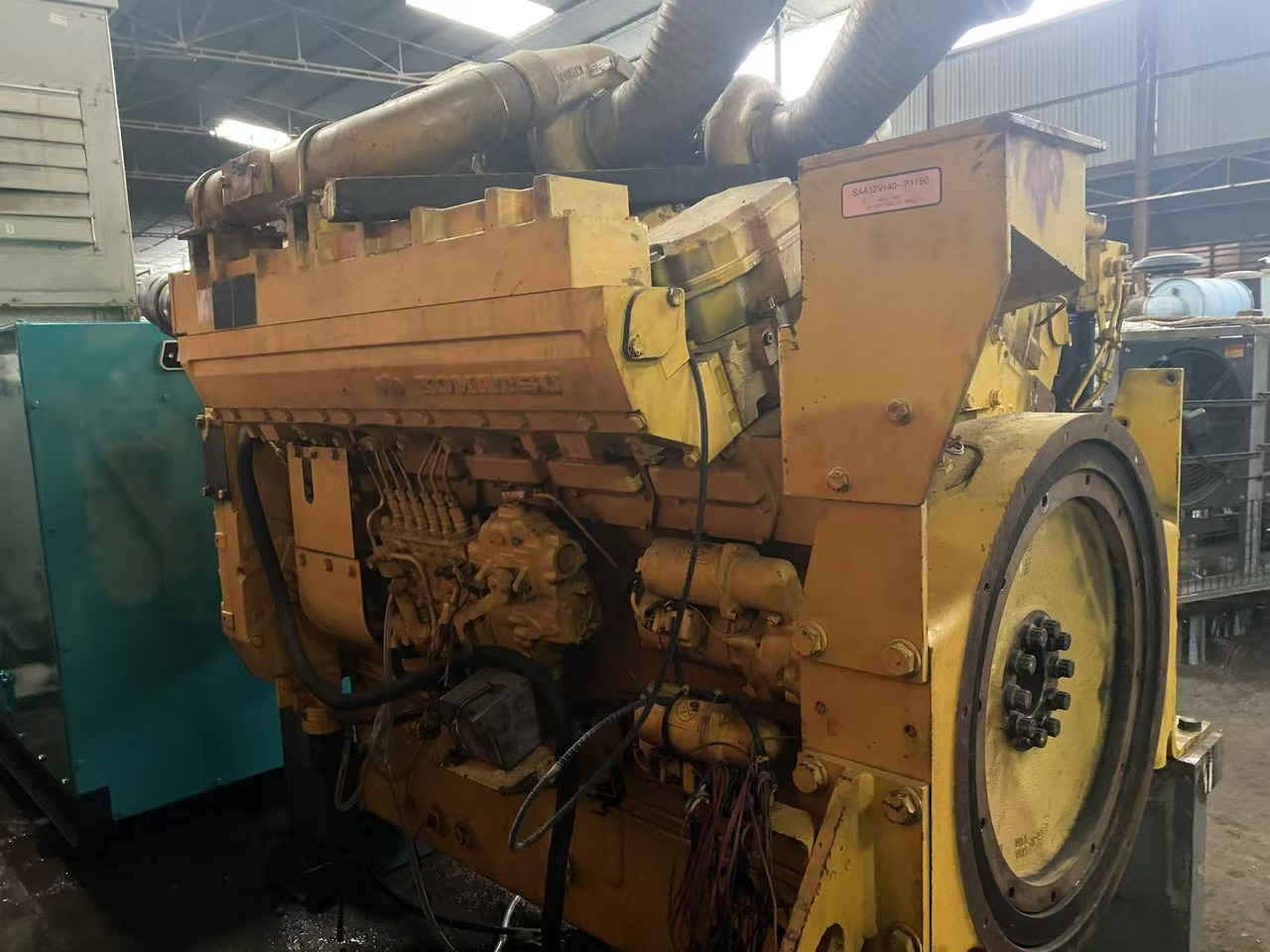 KOMATSU SAA12V140E - Engine for Industrial HVAC equipment: picture 2 KOMATSU SAA12V140E - Engine for Industrial HVAC equipment: picture 2