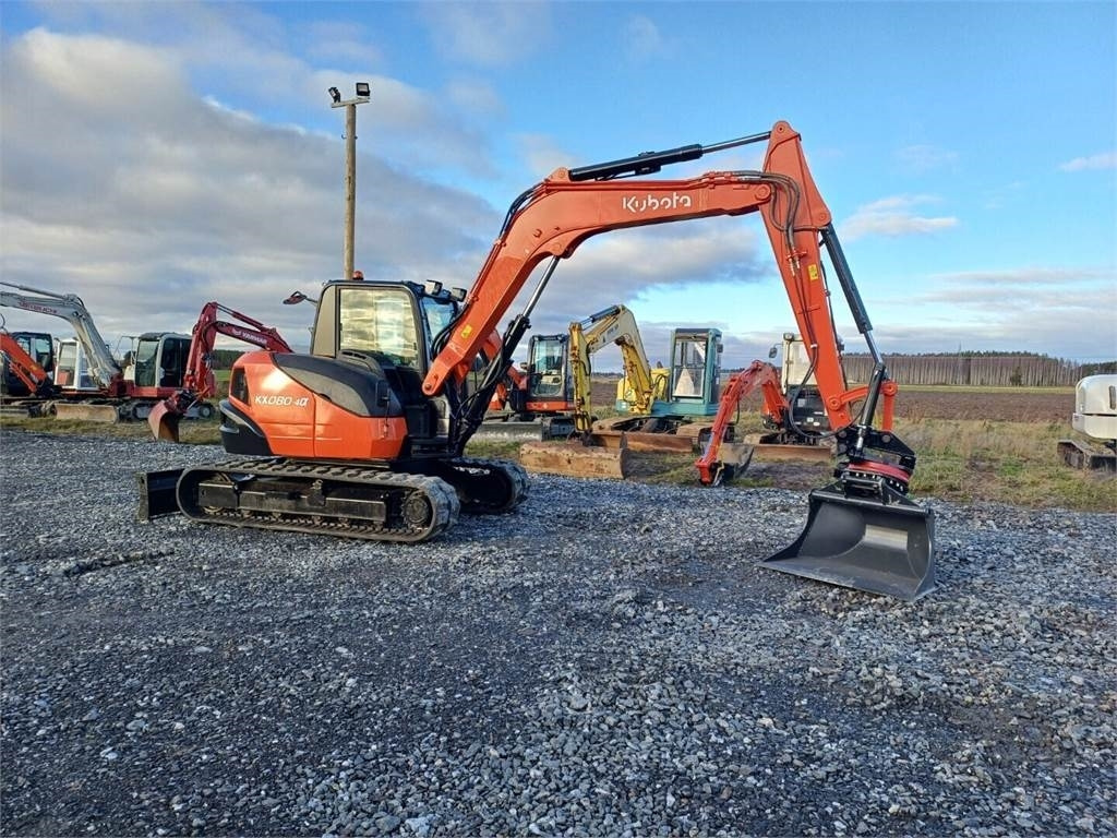 Kubota KX080-4a Pyörittäjällä - Mini excavator: picture 4 Kubota KX080-4a Pyörittäjällä - Mini excavator: picture 4