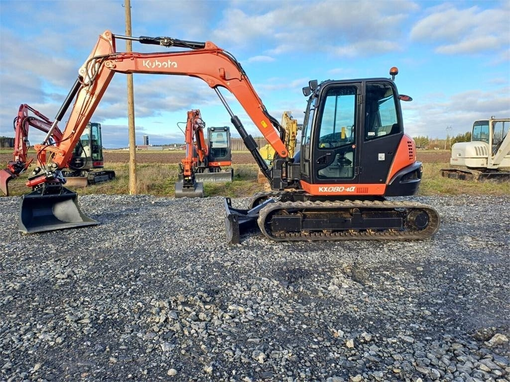 Kubota KX080-4a Pyörittäjällä - Mini excavator: picture 2 Kubota KX080-4a Pyörittäjällä - Mini excavator: picture 2