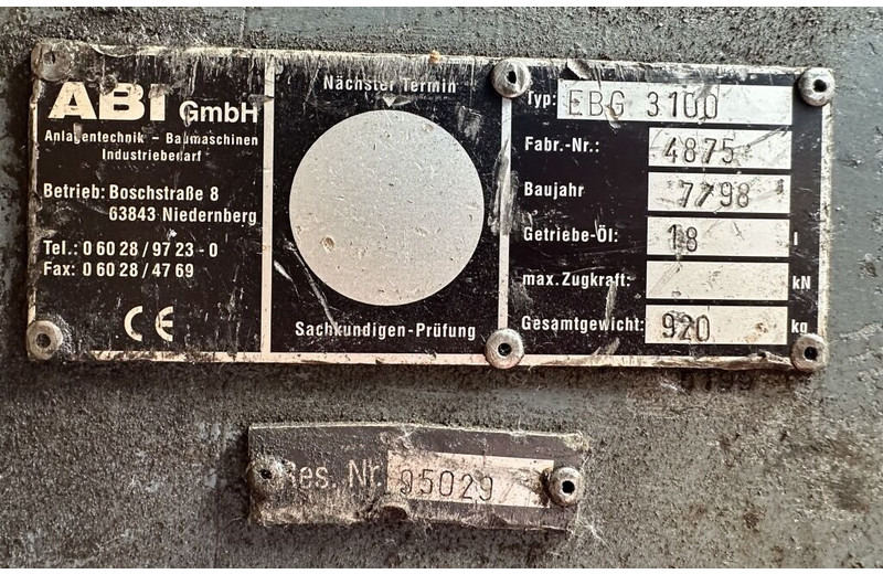 Abi RE 10/12000 - Drilling rig: picture 4 Abi RE 10/12000 - Drilling rig: picture 4