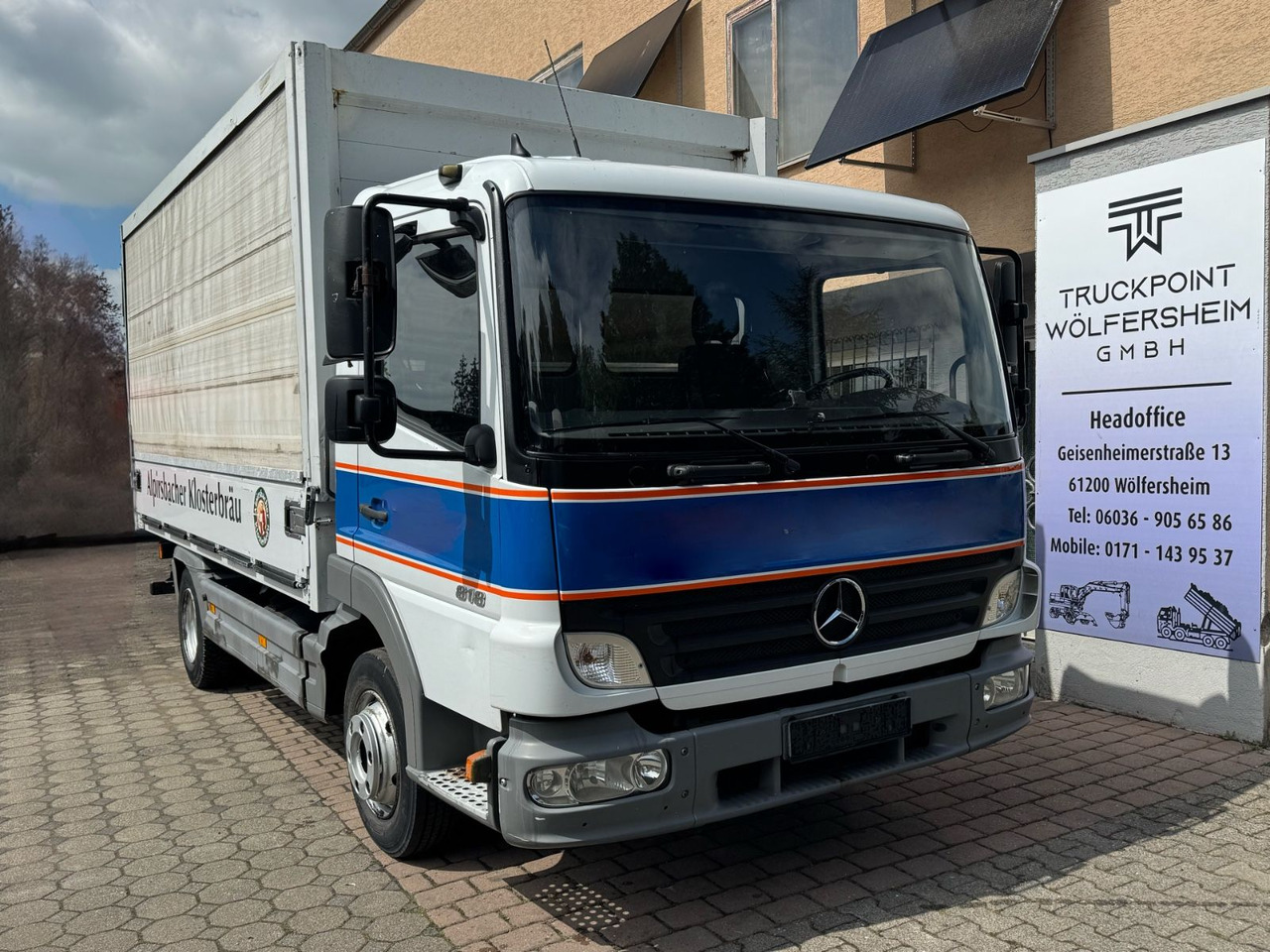 Mercedes-Benz Atego 818/Roll-Plane/Tüv-Neu/1xAHK-Maul/ - Beverage truck: picture 1 Mercedes-Benz Atego 818/Roll-Plane/Tüv-Neu/1xAHK-Maul/ - Beverage truck: picture 1