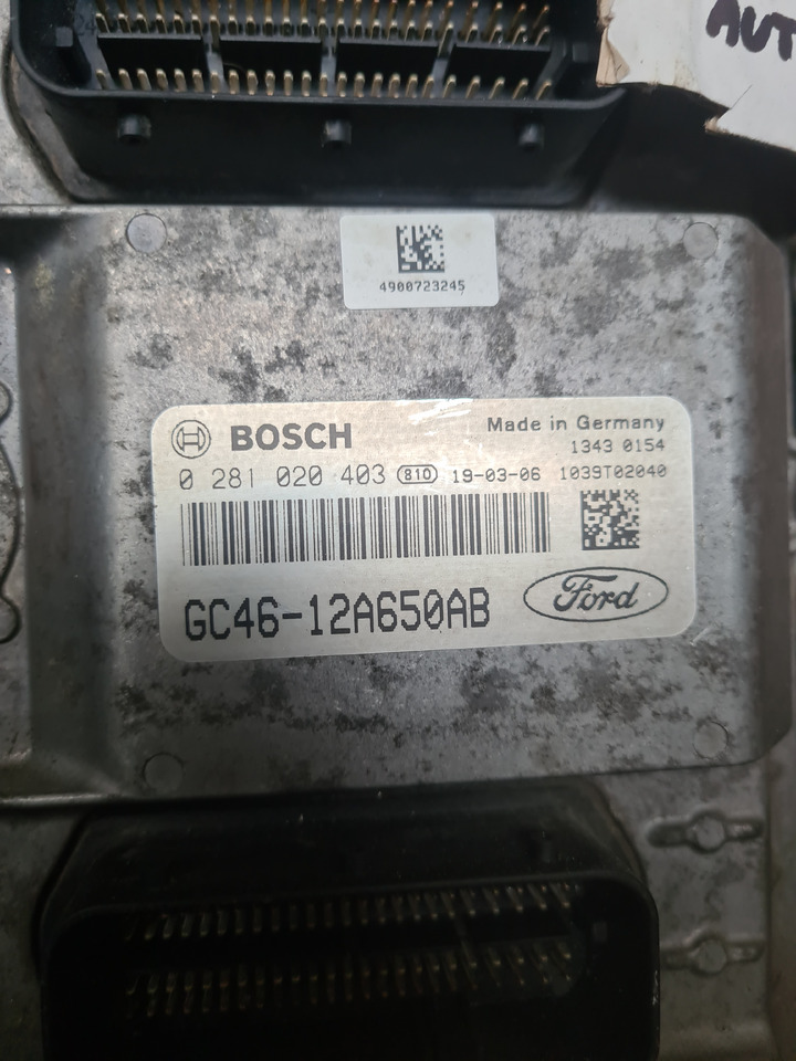 Ford KASETA KOMPUTER SILNIKA ECU F-MAX CARGO GC46 12A650 0281020403 Ford F-Max Cargo - ECU for Truck: picture 2 Ford KASETA KOMPUTER SILNIKA ECU F-MAX CARGO GC46 12A650 0281020403 Ford F-Max Cargo - ECU for Truck: picture 2