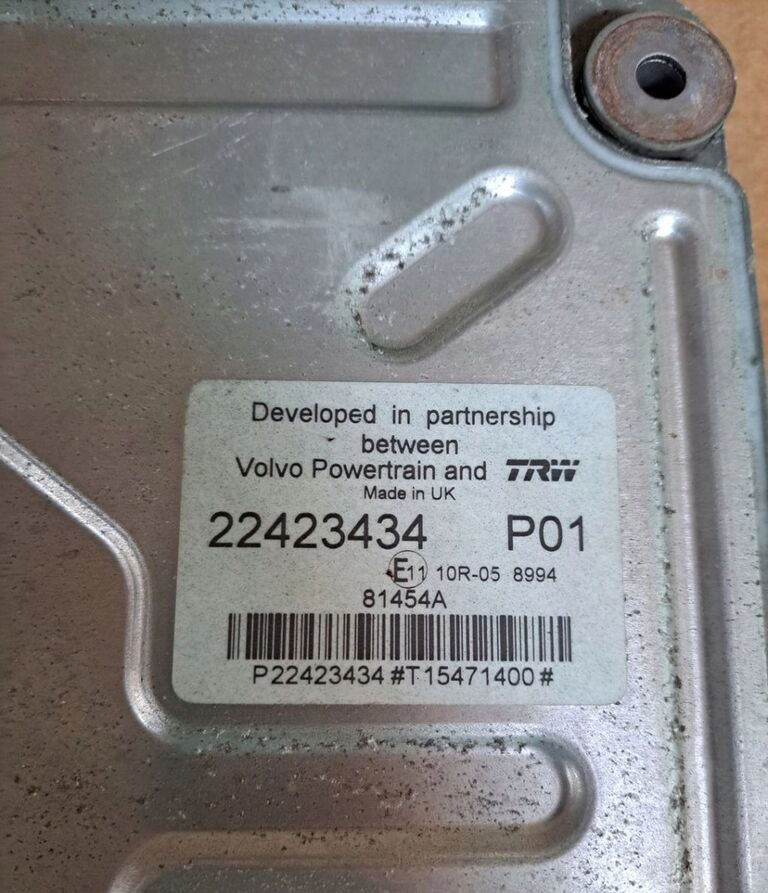 Renault KASETA KOMPUTER SILNIKA GAMA T RANGE VOLVO FH 4 FM 4 22423434 P0 22423434 Volvo RENAULT GAMA T RANGE VOLVO FH 4 FM 4 22423434 P01 - Electrical system for Truck: picture 2 Renault KASETA KOMPUTER SILNIKA GAMA T RANGE VOLVO FH 4 FM 4 22423434 P0 22423434 Volvo RENAULT GAMA T RANGE VOLVO FH 4 FM 4 22423434 P01 - Electrical system for Truck: picture 2