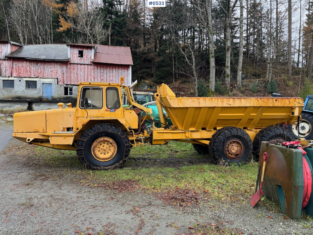 1984 Volvo 861 Dumper 6x6. Lightly repair object. - Articulated dumper: picture 1 1984 Volvo 861 Dumper 6x6. Lightly repair object. - Articulated dumper: picture 1