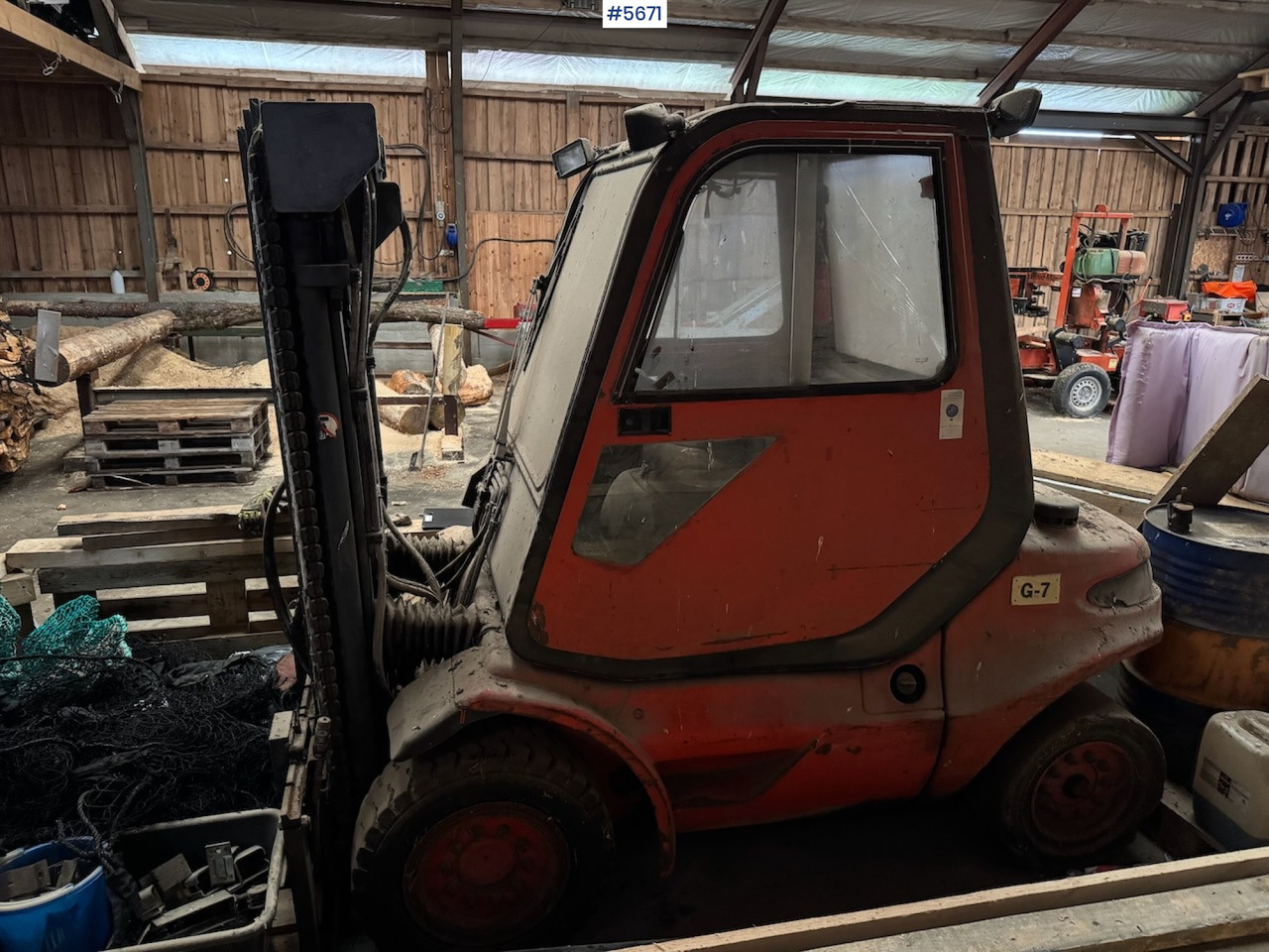 1991 Linde H-40 D. - Forklift: picture 1 1991 Linde H-40 D. - Forklift: picture 1