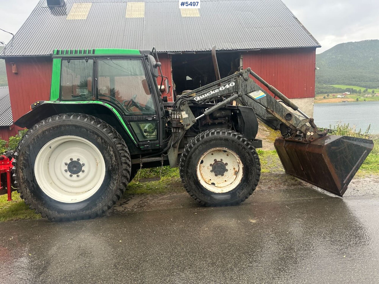 1994 Valmet 6400 Turbo 4x4 tractor with front loader and agricultural tires on rims. - Farm tractor: picture 2 1994 Valmet 6400 Turbo 4x4 tractor with front loader and agricultural tires on rims. - Farm tractor: picture 2