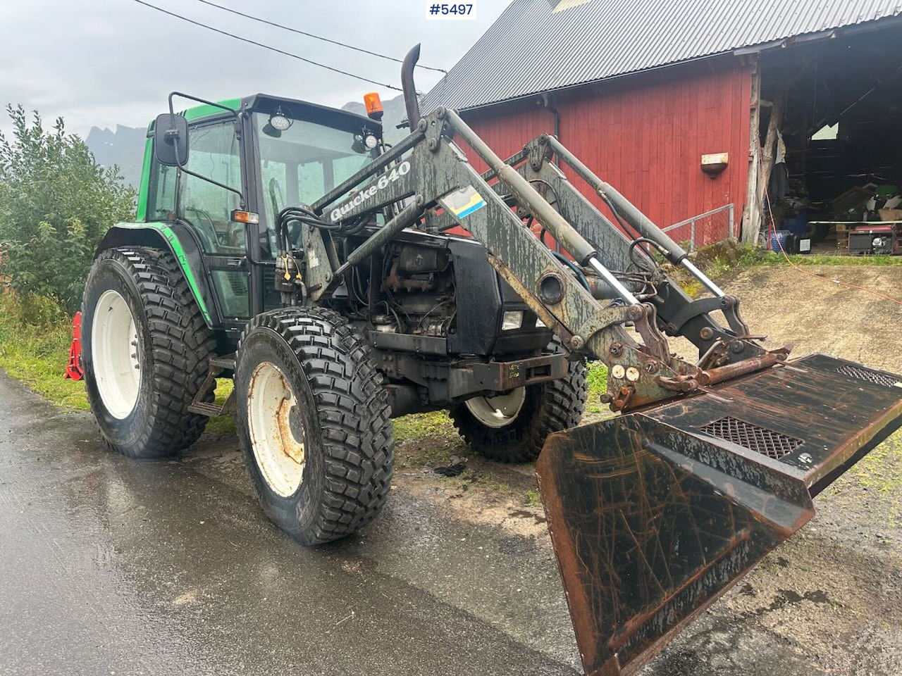 1994 Valmet 6400 Turbo 4x4 tractor with front loader and agricultural tires on rims. - Farm tractor: picture 5 1994 Valmet 6400 Turbo 4x4 tractor with front loader and agricultural tires on rims. - Farm tractor: picture 5