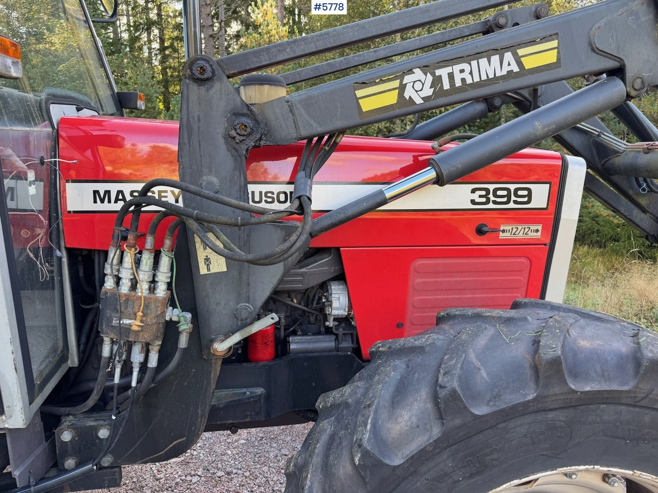 1995 Massey Ferguson 399 w/ front loader. - Farm tractor: picture 3 1995 Massey Ferguson 399 w/ front loader. - Farm tractor: picture 3
